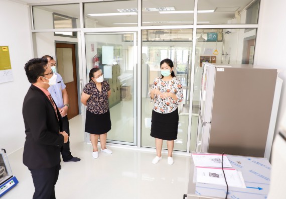 ภาพกิจกรรม  ศูนย์วิทยาศาสตร์และวิทยาศาสตร์ประยุกต์ จัดอบรมเชิงปฏิบัติการสกัด DNA จากตัวอย่างข้าว โดยใช้ชุด DNA extraction kit และการศึกษาวิธีการตรวจโควิด 19 ด้วยวิธี RT-PCR