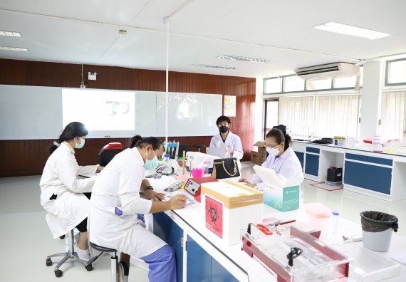 ภาพกิจกรรม  ศูนย์วิทยาศาสตร์และวิทยาศาสตร์ประยุกต์ จัดอบรมเชิงปฏิบัติการสกัด DNA จากตัวอย่างข้าว โดยใช้ชุด DNA extraction kit และการศึกษาวิธีการตรวจโควิด 19 ด้วยวิธี RT-PCR