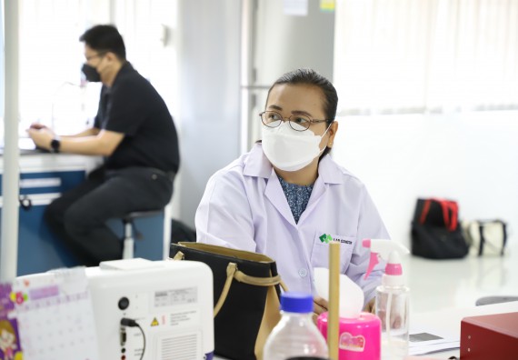 ภาพกิจกรรม  ศูนย์วิทยาศาสตร์และวิทยาศาสตร์ประยุกต์ จัดอบรมเชิงปฏิบัติการสกัด DNA จากตัวอย่างข้าว โดยใช้ชุด DNA extraction kit และการศึกษาวิธีการตรวจโควิด 19 ด้วยวิธี RT-PCR