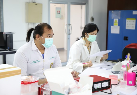 ภาพกิจกรรม  ศูนย์วิทยาศาสตร์และวิทยาศาสตร์ประยุกต์ จัดอบรมเชิงปฏิบัติการสกัด DNA จากตัวอย่างข้าว โดยใช้ชุด DNA extraction kit และการศึกษาวิธีการตรวจโควิด 19 ด้วยวิธี RT-PCR