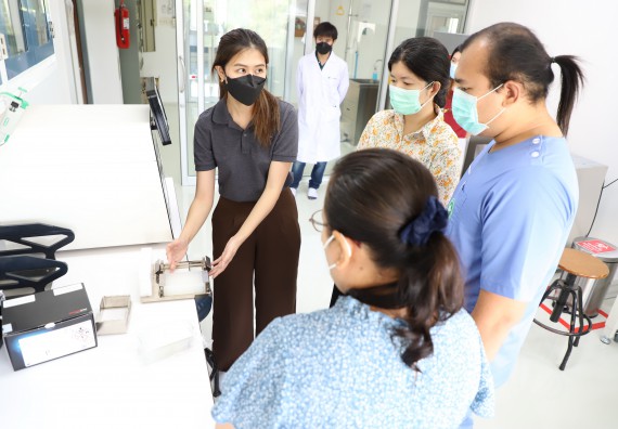 ภาพกิจกรรม  ศูนย์วิทยาศาสตร์และวิทยาศาสตร์ประยุกต์ จัดอบรมเชิงปฏิบัติการสกัด DNA จากตัวอย่างข้าว โดยใช้ชุด DNA extraction kit และการศึกษาวิธีการตรวจโควิด 19 ด้วยวิธี RT-PCR