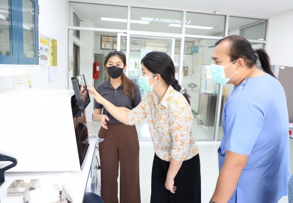 ภาพกิจกรรม  ศูนย์วิทยาศาสตร์และวิทยาศาสตร์ประยุกต์ จัดอบรมเชิงปฏิบัติการสกัด DNA จากตัวอย่างข้าว โดยใช้ชุด DNA extraction kit และการศึกษาวิธีการตรวจโควิด 19 ด้วยวิธี RT-PCR