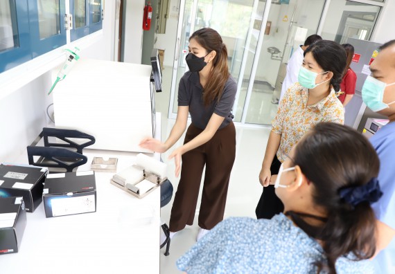 ภาพกิจกรรม  ศูนย์วิทยาศาสตร์และวิทยาศาสตร์ประยุกต์ จัดอบรมเชิงปฏิบัติการสกัด DNA จากตัวอย่างข้าว โดยใช้ชุด DNA extraction kit และการศึกษาวิธีการตรวจโควิด 19 ด้วยวิธี RT-PCR