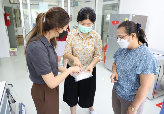 ภาพกิจกรรม  ศูนย์วิทยาศาสตร์และวิทยาศาสตร์ประยุกต์ จัดอบรมเชิงปฏิบัติการสกัด DNA จากตัวอย่างข้าว โดยใช้ชุด DNA extraction kit และการศึกษาวิธีการตรวจโควิด 19 ด้วยวิธี RT-PCR