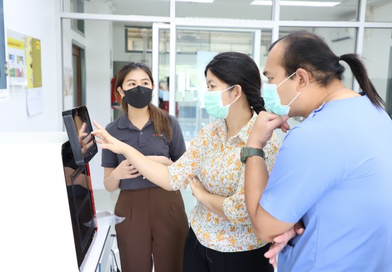 ภาพกิจกรรม  ศูนย์วิทยาศาสตร์และวิทยาศาสตร์ประยุกต์ จัดอบรมเชิงปฏิบัติการสกัด DNA จากตัวอย่างข้าว โดยใช้ชุด DNA extraction kit และการศึกษาวิธีการตรวจโควิด 19 ด้วยวิธี RT-PCR