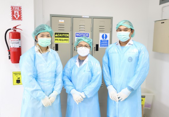 ภาพกิจกรรม  ศูนย์วิทยาศาสตร์และวิทยาศาสตร์ประยุกต์ จัดอบรมเชิงปฏิบัติการสกัด DNA จากตัวอย่างข้าว โดยใช้ชุด DNA extraction kit และการศึกษาวิธีการตรวจโควิด 19 ด้วยวิธี RT-PCR