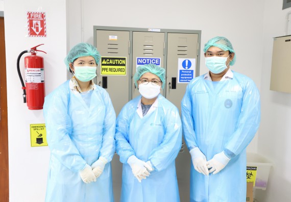 ภาพกิจกรรม  ศูนย์วิทยาศาสตร์และวิทยาศาสตร์ประยุกต์ จัดอบรมเชิงปฏิบัติการสกัด DNA จากตัวอย่างข้าว โดยใช้ชุด DNA extraction kit และการศึกษาวิธีการตรวจโควิด 19 ด้วยวิธี RT-PCR