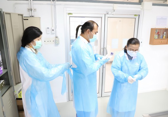 ภาพกิจกรรม  ศูนย์วิทยาศาสตร์และวิทยาศาสตร์ประยุกต์ จัดอบรมเชิงปฏิบัติการสกัด DNA จากตัวอย่างข้าว โดยใช้ชุด DNA extraction kit และการศึกษาวิธีการตรวจโควิด 19 ด้วยวิธี RT-PCR