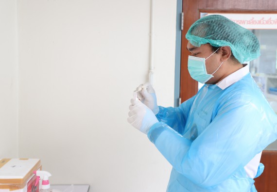 ภาพกิจกรรม  ศูนย์วิทยาศาสตร์และวิทยาศาสตร์ประยุกต์ จัดอบรมเชิงปฏิบัติการสกัด DNA จากตัวอย่างข้าว โดยใช้ชุด DNA extraction kit และการศึกษาวิธีการตรวจโควิด 19 ด้วยวิธี RT-PCR