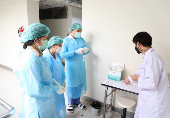 ภาพกิจกรรม  ศูนย์วิทยาศาสตร์และวิทยาศาสตร์ประยุกต์ จัดอบรมเชิงปฏิบัติการสกัด DNA จากตัวอย่างข้าว โดยใช้ชุด DNA extraction kit และการศึกษาวิธีการตรวจโควิด 19 ด้วยวิธี RT-PCR