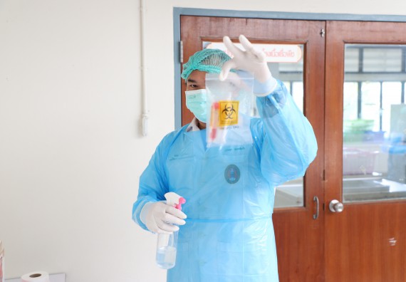 ภาพกิจกรรม  ศูนย์วิทยาศาสตร์และวิทยาศาสตร์ประยุกต์ จัดอบรมเชิงปฏิบัติการสกัด DNA จากตัวอย่างข้าว โดยใช้ชุด DNA extraction kit และการศึกษาวิธีการตรวจโควิด 19 ด้วยวิธี RT-PCR