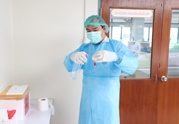 ภาพกิจกรรม  ศูนย์วิทยาศาสตร์และวิทยาศาสตร์ประยุกต์ จัดอบรมเชิงปฏิบัติการสกัด DNA จากตัวอย่างข้าว โดยใช้ชุด DNA extraction kit และการศึกษาวิธีการตรวจโควิด 19 ด้วยวิธี RT-PCR