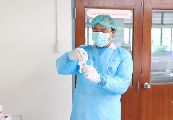 ภาพกิจกรรม  ศูนย์วิทยาศาสตร์และวิทยาศาสตร์ประยุกต์ จัดอบรมเชิงปฏิบัติการสกัด DNA จากตัวอย่างข้าว โดยใช้ชุด DNA extraction kit และการศึกษาวิธีการตรวจโควิด 19 ด้วยวิธี RT-PCR