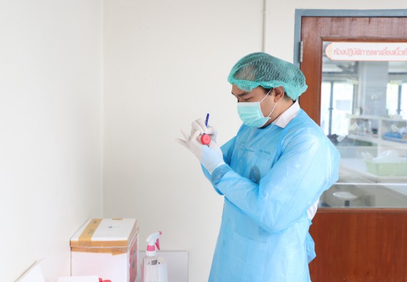 ภาพกิจกรรม  ศูนย์วิทยาศาสตร์และวิทยาศาสตร์ประยุกต์ จัดอบรมเชิงปฏิบัติการสกัด DNA จากตัวอย่างข้าว โดยใช้ชุด DNA extraction kit และการศึกษาวิธีการตรวจโควิด 19 ด้วยวิธี RT-PCR