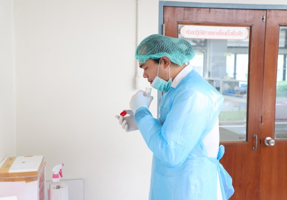 ภาพกิจกรรม  ศูนย์วิทยาศาสตร์และวิทยาศาสตร์ประยุกต์ จัดอบรมเชิงปฏิบัติการสกัด DNA จากตัวอย่างข้าว โดยใช้ชุด DNA extraction kit และการศึกษาวิธีการตรวจโควิด 19 ด้วยวิธี RT-PCR