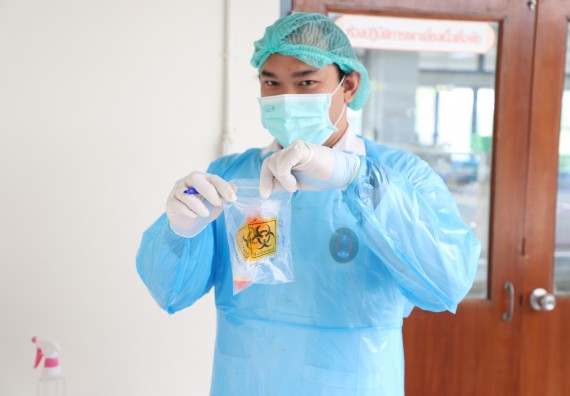 ภาพกิจกรรม  ศูนย์วิทยาศาสตร์และวิทยาศาสตร์ประยุกต์ จัดอบรมเชิงปฏิบัติการสกัด DNA จากตัวอย่างข้าว โดยใช้ชุด DNA extraction kit และการศึกษาวิธีการตรวจโควิด 19 ด้วยวิธี RT-PCR