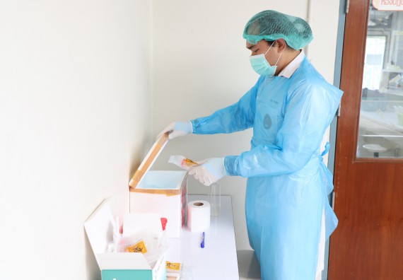 ภาพกิจกรรม  ศูนย์วิทยาศาสตร์และวิทยาศาสตร์ประยุกต์ จัดอบรมเชิงปฏิบัติการสกัด DNA จากตัวอย่างข้าว โดยใช้ชุด DNA extraction kit และการศึกษาวิธีการตรวจโควิด 19 ด้วยวิธี RT-PCR