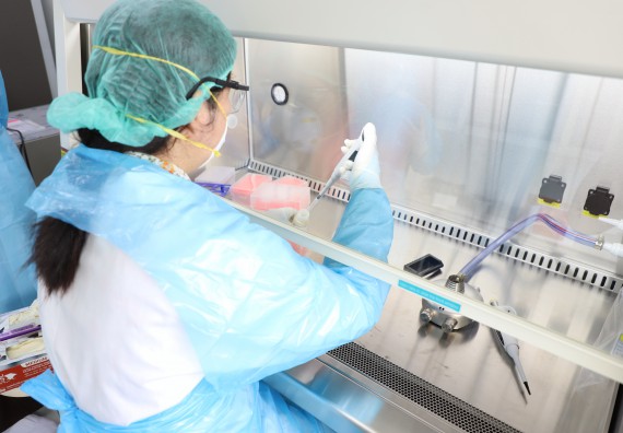 ภาพกิจกรรม  ศูนย์วิทยาศาสตร์และวิทยาศาสตร์ประยุกต์ จัดอบรมเชิงปฏิบัติการสกัด DNA จากตัวอย่างข้าว โดยใช้ชุด DNA extraction kit และการศึกษาวิธีการตรวจโควิด 19 ด้วยวิธี RT-PCR