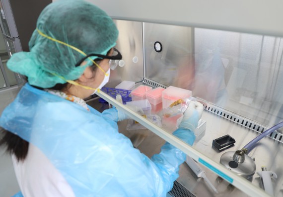 ภาพกิจกรรม  ศูนย์วิทยาศาสตร์และวิทยาศาสตร์ประยุกต์ จัดอบรมเชิงปฏิบัติการสกัด DNA จากตัวอย่างข้าว โดยใช้ชุด DNA extraction kit และการศึกษาวิธีการตรวจโควิด 19 ด้วยวิธี RT-PCR