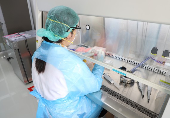 ภาพกิจกรรม  ศูนย์วิทยาศาสตร์และวิทยาศาสตร์ประยุกต์ จัดอบรมเชิงปฏิบัติการสกัด DNA จากตัวอย่างข้าว โดยใช้ชุด DNA extraction kit และการศึกษาวิธีการตรวจโควิด 19 ด้วยวิธี RT-PCR