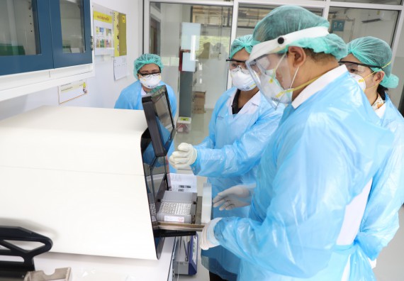 ภาพกิจกรรม  ศูนย์วิทยาศาสตร์และวิทยาศาสตร์ประยุกต์ จัดอบรมเชิงปฏิบัติการสกัด DNA จากตัวอย่างข้าว โดยใช้ชุด DNA extraction kit และการศึกษาวิธีการตรวจโควิด 19 ด้วยวิธี RT-PCR