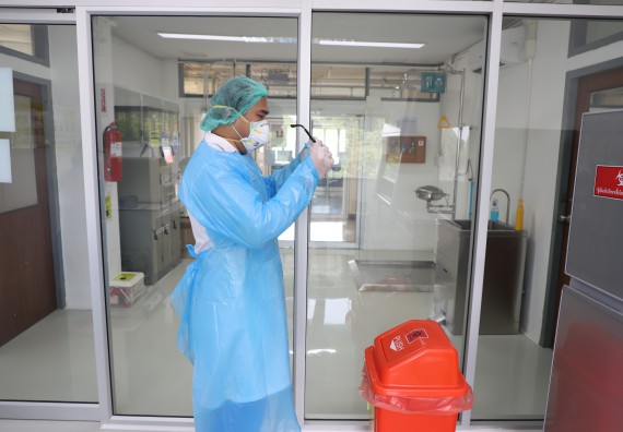 ภาพกิจกรรม  ศูนย์วิทยาศาสตร์และวิทยาศาสตร์ประยุกต์ จัดอบรมเชิงปฏิบัติการสกัด DNA จากตัวอย่างข้าว โดยใช้ชุด DNA extraction kit และการศึกษาวิธีการตรวจโควิด 19 ด้วยวิธี RT-PCR