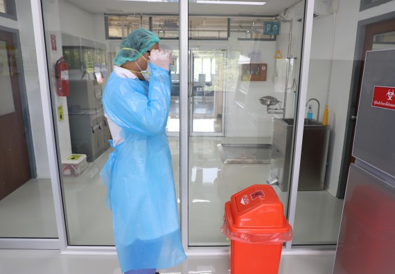 ภาพกิจกรรม  ศูนย์วิทยาศาสตร์และวิทยาศาสตร์ประยุกต์ จัดอบรมเชิงปฏิบัติการสกัด DNA จากตัวอย่างข้าว โดยใช้ชุด DNA extraction kit และการศึกษาวิธีการตรวจโควิด 19 ด้วยวิธี RT-PCR