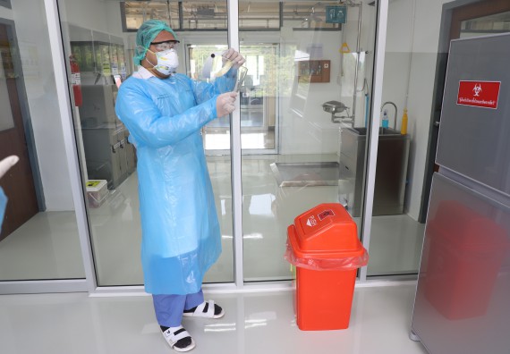 ภาพกิจกรรม  ศูนย์วิทยาศาสตร์และวิทยาศาสตร์ประยุกต์ จัดอบรมเชิงปฏิบัติการสกัด DNA จากตัวอย่างข้าว โดยใช้ชุด DNA extraction kit และการศึกษาวิธีการตรวจโควิด 19 ด้วยวิธี RT-PCR