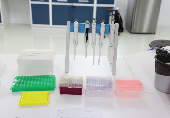 ภาพกิจกรรม  ศูนย์วิทยาศาสตร์และวิทยาศาสตร์ประยุกต์ จัดอบรมเชิงปฏิบัติการสกัด DNA จากตัวอย่างข้าว โดยใช้ชุด DNA extraction kit และการศึกษาวิธีการตรวจโควิด 19 ด้วยวิธี RT-PCR