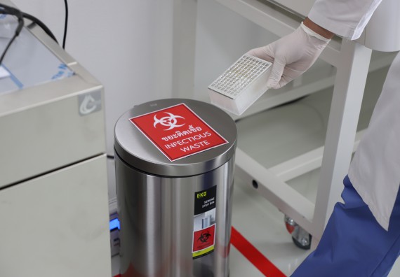 ภาพกิจกรรม  ศูนย์วิทยาศาสตร์และวิทยาศาสตร์ประยุกต์ จัดอบรมเชิงปฏิบัติการสกัด DNA จากตัวอย่างข้าว โดยใช้ชุด DNA extraction kit และการศึกษาวิธีการตรวจโควิด 19 ด้วยวิธี RT-PCR