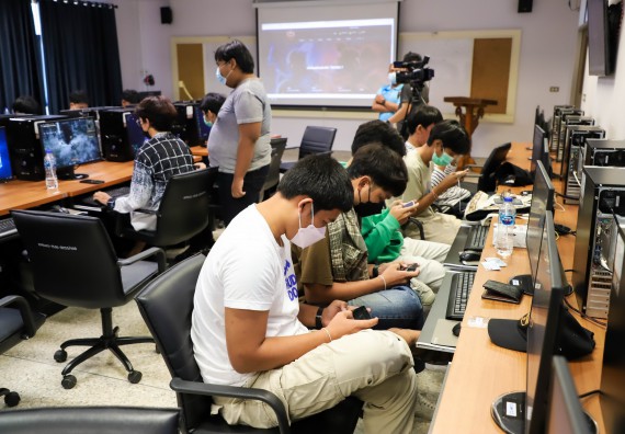 ภาพกิจกรรม  คณะวิทยาศาสตร์และเทคโนโลยี มรภ.กำแพงเพชร จัดอบรมเชิงปฏิบัติการ เรื่อง การเตรียมความพร้อมในการเป็นนักกีฬาอีสปอร์ตอาชีพ [E-sports Player] ระดับมหาวิทยาลัย เพื่อสู่ระดับชาติ