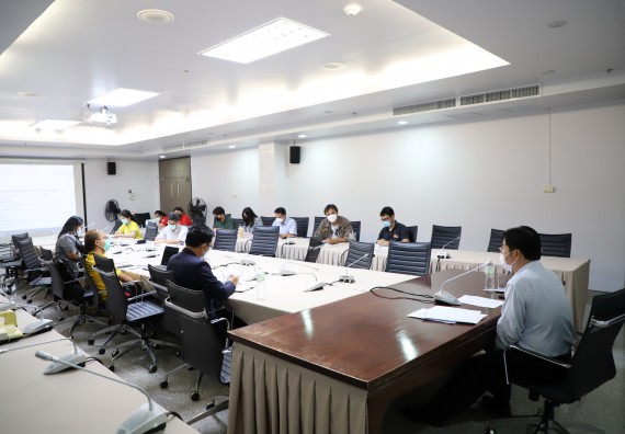 ภาพกิจกรรม  คณะวิทยาศาสตร์และเทคโนโลยี จัดประชุมหารือการจัดการศึกษาที่แตกต่างจากมาตรฐานการอุดมศึกษา