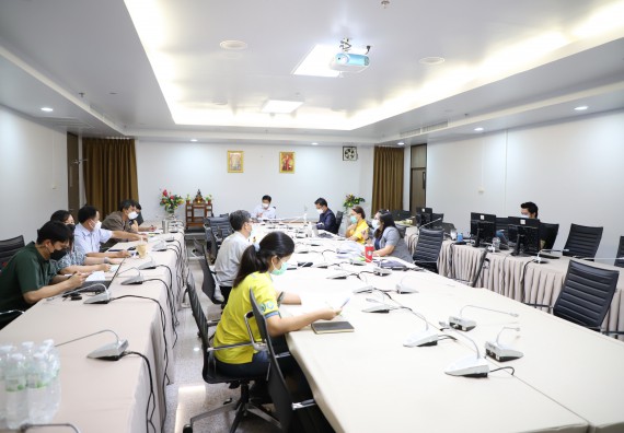 ภาพกิจกรรม  คณะวิทยาศาสตร์และเทคโนโลยี จัดประชุมหารือการจัดการศึกษาที่แตกต่างจากมาตรฐานการอุดมศึกษา