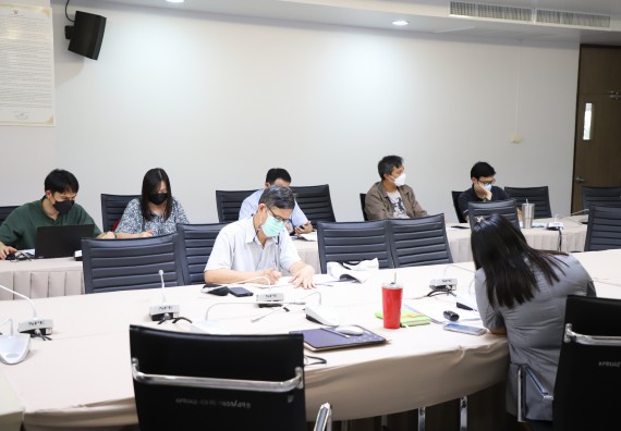 ภาพกิจกรรม  คณะวิทยาศาสตร์และเทคโนโลยี จัดประชุมหารือการจัดการศึกษาที่แตกต่างจากมาตรฐานการอุดมศึกษา