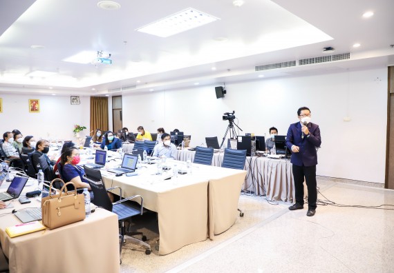 ภาพกิจกรรม  คณะวิทยาศาสตร์และเทคโนโลยี จัดโครงการอบรมเตรียมความพร้อมเพื่อขอกำหนดตำแหน่งทางวิชาการ