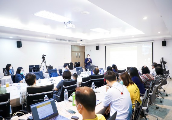 ภาพกิจกรรม  คณะวิทยาศาสตร์และเทคโนโลยี จัดโครงการอบรมเตรียมความพร้อมเพื่อขอกำหนดตำแหน่งทางวิชาการ