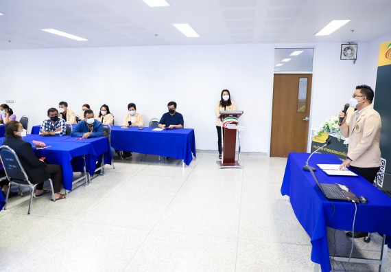 ภาพกิจกรรม  คณะวิทยาศาสตร์และเทคโนโลยี จัดอบรมเชิงปฏิบัติการ เรื่อง การถ่ายทอดเทคโนโลยีประชาสัมพันธ์เพื่อการตลาดและส่งเสริมการขาย
