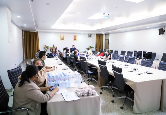 ภาพกิจกรรม  คณะวิทยาศาสตร์และเทคโนโลยี จัดกิจกรรมอบรมเชิงปฏิบัติการ เรื่อง การจัดการความรู้การเกณฑ์ AUN-QA ระดับหลักสูตร