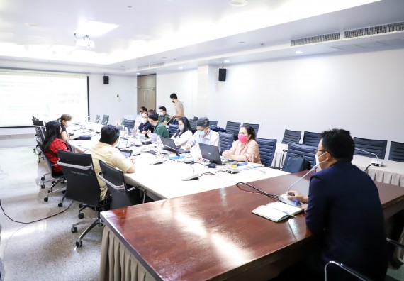 ภาพกิจกรรม  คณะวิทยาศาสตร์และเทคโนโลยี จัดกิจกรรมอบรมเชิงปฏิบัติการ เรื่อง การจัดการความรู้การเกณฑ์ AUN-QA ระดับหลักสูตร