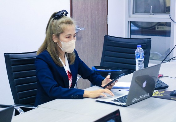 ภาพกิจกรรม  หลักสูตรสาขาวิชาเคมี (ค.บ.) จัดกิจกรรมตรวจประเมินคุณภาพภายในในรูปแบบการประเมินคุณภาพการศึกษาผ่านสื่ออิเล็กทรอนิกส์ ปีการศึกษา 2565