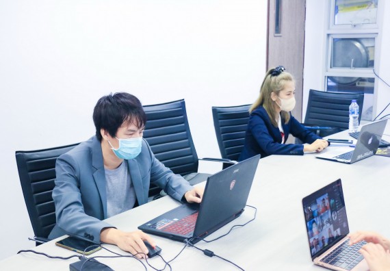 ภาพกิจกรรม  หลักสูตรสาขาวิชาเคมี (ค.บ.) จัดกิจกรรมตรวจประเมินคุณภาพภายในในรูปแบบการประเมินคุณภาพการศึกษาผ่านสื่ออิเล็กทรอนิกส์ ปีการศึกษา 2565