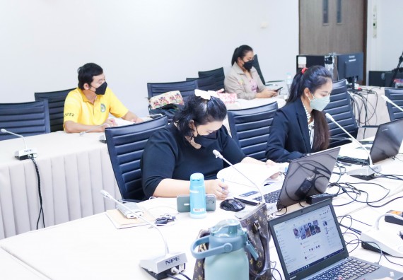 ภาพกิจกรรม  หลักสูตรสาขาวิชาวิทยาศาสตร์ จัดกิจกรรมตรวจประเมินคุณภาพภายในในรูปแบบการประเมินคุณภาพการศึกษาผ่านสื่ออิเล็กทรอนิกส์ ปีการศึกษา 2565