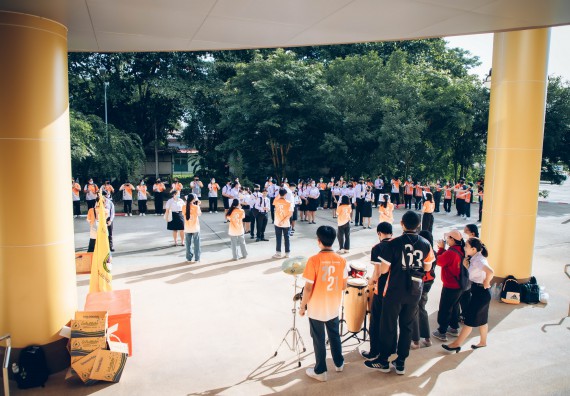 ภาพกิจกรรม  คณะวิทยาศาสตร์และเทคโนโลยี จัดกิจกรรมรักแรกผูกจิตนักศึกษาวิทยาศาสตร์และเทคโนโลยี ปฐมนิเทศนักศึกษาใหม่ คณะวิทยาศาสตร์และเทคโนโลยี ประจำปี 2565