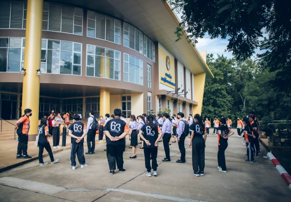 ภาพกิจกรรม  คณะวิทยาศาสตร์และเทคโนโลยี จัดกิจกรรมรักแรกผูกจิตนักศึกษาวิทยาศาสตร์และเทคโนโลยี ปฐมนิเทศนักศึกษาใหม่ คณะวิทยาศาสตร์และเทคโนโลยี ประจำปี 2565