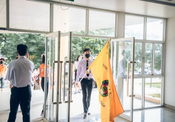 ภาพกิจกรรม  คณะวิทยาศาสตร์และเทคโนโลยี จัดกิจกรรมรักแรกผูกจิตนักศึกษาวิทยาศาสตร์และเทคโนโลยี ปฐมนิเทศนักศึกษาใหม่ คณะวิทยาศาสตร์และเทคโนโลยี ประจำปี 2565