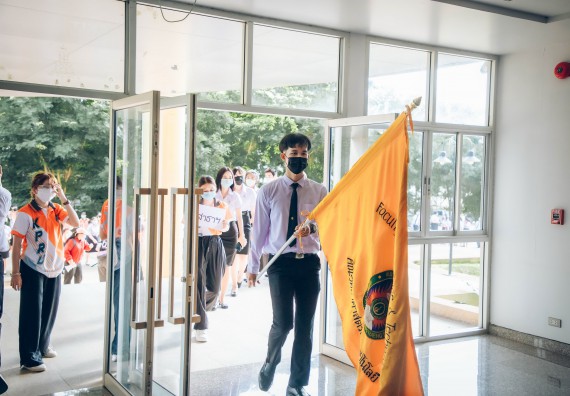ภาพกิจกรรม  คณะวิทยาศาสตร์และเทคโนโลยี จัดกิจกรรมรักแรกผูกจิตนักศึกษาวิทยาศาสตร์และเทคโนโลยี ปฐมนิเทศนักศึกษาใหม่ คณะวิทยาศาสตร์และเทคโนโลยี ประจำปี 2565