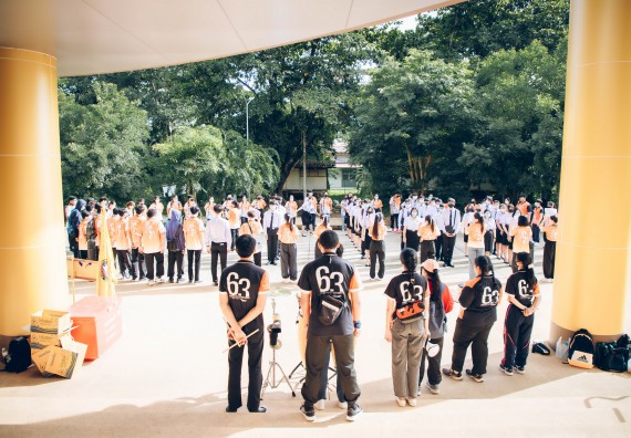 ภาพกิจกรรม  คณะวิทยาศาสตร์และเทคโนโลยี จัดกิจกรรมรักแรกผูกจิตนักศึกษาวิทยาศาสตร์และเทคโนโลยี ปฐมนิเทศนักศึกษาใหม่ คณะวิทยาศาสตร์และเทคโนโลยี ประจำปี 2565