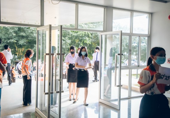 ภาพกิจกรรม  คณะวิทยาศาสตร์และเทคโนโลยี จัดกิจกรรมรักแรกผูกจิตนักศึกษาวิทยาศาสตร์และเทคโนโลยี ปฐมนิเทศนักศึกษาใหม่ คณะวิทยาศาสตร์และเทคโนโลยี ประจำปี 2565