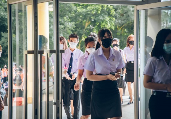 ภาพกิจกรรม  คณะวิทยาศาสตร์และเทคโนโลยี จัดกิจกรรมรักแรกผูกจิตนักศึกษาวิทยาศาสตร์และเทคโนโลยี ปฐมนิเทศนักศึกษาใหม่ คณะวิทยาศาสตร์และเทคโนโลยี ประจำปี 2565