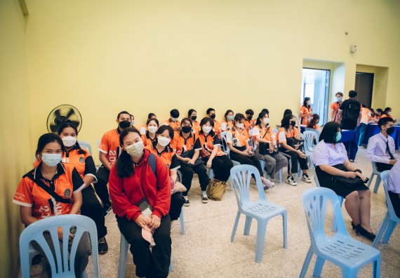 ภาพกิจกรรม  คณะวิทยาศาสตร์และเทคโนโลยี จัดกิจกรรมรักแรกผูกจิตนักศึกษาวิทยาศาสตร์และเทคโนโลยี ปฐมนิเทศนักศึกษาใหม่ คณะวิทยาศาสตร์และเทคโนโลยี ประจำปี 2565